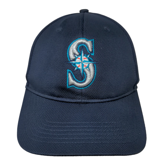 Team MLB Men's Seattle Mariners Strapback Hat Blue OSFM Embroidered Logo - Picture 1 of 12